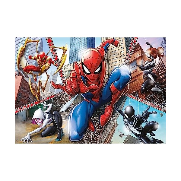 Clementoni- Supercolor Puzzle-Spider-Man-2 x 60 piéces- 21608