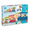 Goula Puzzle XXL - La ferme - 18 pièces - Puzzle enfant progressif grand format - A partir de 2 ans