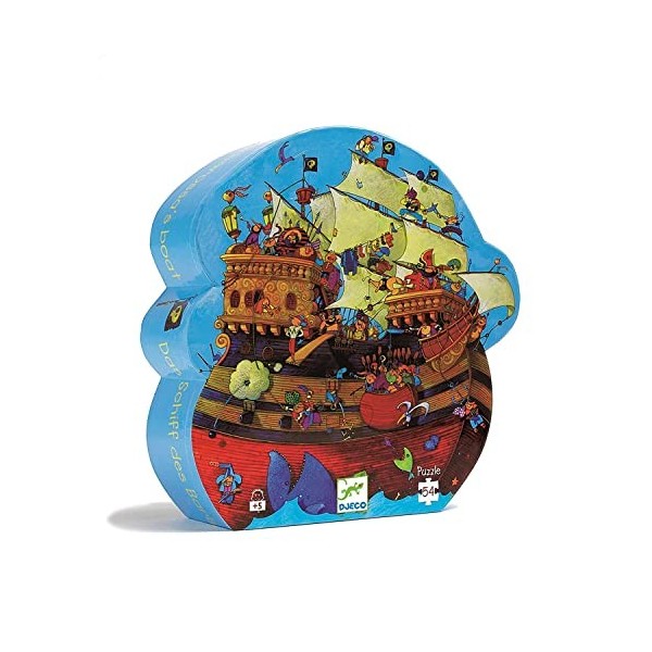 Djeco Le Bateau de Barberousse Puzzle 54 pièces