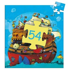 Djeco Le Bateau de Barberousse Puzzle 54 pièces