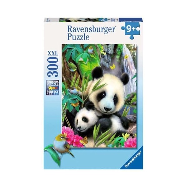 Ravensburger - Puzzle Enfant - Puzzle 300 p XXL - Charmants pandas - Dès 9 ans - 13065