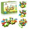 Desire Deluxe Jouets pour Filles Enfants de 3 Ans Jouet de Construction de Jardin à Fleurs Jeu de Construction pour Bébé, Enf