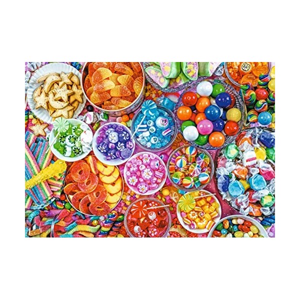 Trefl 1000 Elements Colorés, DIY, Divertissement Créatif, Bonbons, Gelées, Sucettes, Puzzles Classiques pour Adultes et Enfan