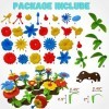 Desire Deluxe Jouets pour Filles Enfants de 3 Ans Jouet de Construction de Jardin à Fleurs Jeu de Construction pour Bébé, Enf