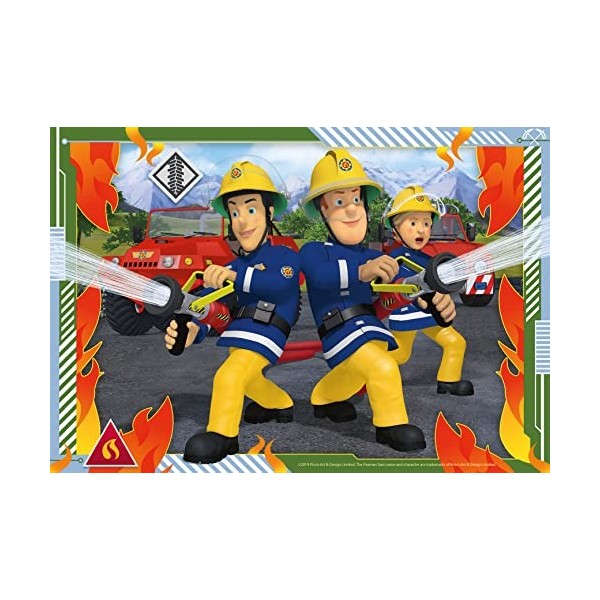 Ravensburger - Puzzle Enfant - Puzzles 2x24 p - Sam et son équipe / Sam le pompier - Dès 4 ans - 80532