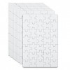 10 Feuilles de Puzzles Vierges, 10 x 15 cm Blank Puzzle, 35 Pièces par Feuille, Puzzle Tout Blanc, DIY Puzzle, Puzzle à Peind