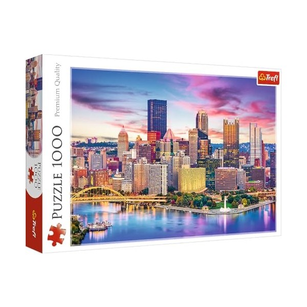 Trefl- Las Lajas Sanctuaire, Colombie Paysage Urbain, Les Gratte, 10723, Pittsburgh, Pennsylvanie, Les États-Unis-Puzzle 1000