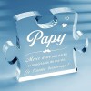 Giftasy Cadeau pour Papy - Puzzle Acrylique, Cadeau Anniversaire Papi, Cadeau Noel Grand Pere, Idee Cadeau Grand Pere Origina