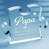 Giftasy Cadeau pour Papy - Puzzle Acrylique, Cadeau Anniversaire Papi, Cadeau Noel Grand Pere, Idee Cadeau Grand Pere Origina