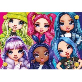 Clementoni- Puzzle Rainbow High 104pzs Does Not Apply Supercolor Brilliant High-104 pièces, 6 Ans Enfant Dessin animé-fabriqu