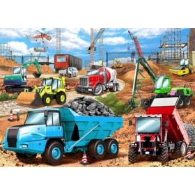 Construction Vehicles Puzzle 100 pièces pour enfants à partir de 5 6 7 ans pour filles garçons idées cadeaux