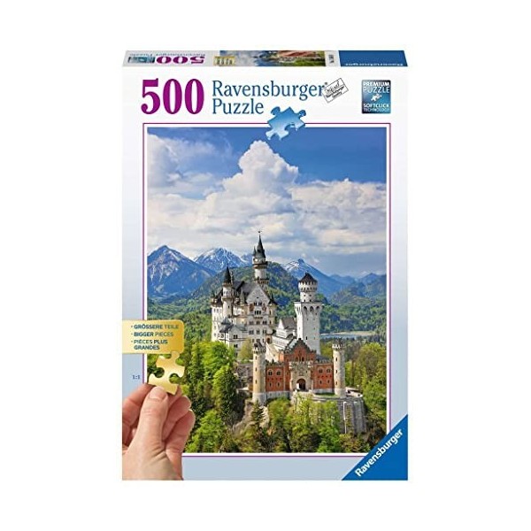 Ravensburger - 136810 - Puzzle Fabuleux Chteau De Neuschwanstein 500 Pièces