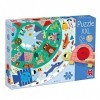 Goula Puzzle XXL - Découverte des Animaux - 25 pièces - Puzzle enfant progressif grand format - A partir de 3 ans