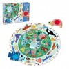 Goula Puzzle XXL - Découverte des Animaux - 25 pièces - Puzzle enfant progressif grand format - A partir de 3 ans