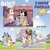 Educa - Bluey : Lot de 2 Puzzles en Bois pour Enfants de 25 pièces chacun. Dimensions: 26 x 18 cm. Composé de Grandes pièces 