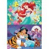 Educa - 2 Puzzles de 48 pièces pour Enfants | Disney Princesses Ariel + Jasmine. À partir de 5 Ans 18213 