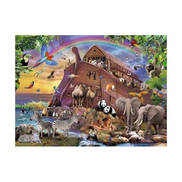 Ravensburger - 100385 - Puzzle Voyage À Bord De Larche 150 Pièces