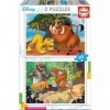 Educa - Disney Animals. Comprend 2 Puzzles en Carton recyclé de 20 chacun - Deux Fois Plus de Plaisir !. Recommandé à partir 