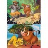 Educa - Disney Animals. Comprend 2 Puzzles en Carton recyclé de 20 chacun - Deux Fois Plus de Plaisir !. Recommandé à partir 