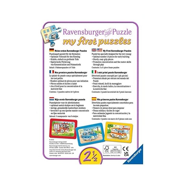 RAVENSBURGER PUZZLE- Puzzle pour Enfants, 05630