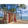 Trefl-Plage de Waikiki, Hawaii-Puzzle 1000 éléments-Puzzle Moderne pour Les passionnés de Surf, États-Unis, DIY, Amusement, P