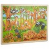 Goki Puzzle Bébés Animaux dans la forêt 48 Pieces, 57734, Multicolore