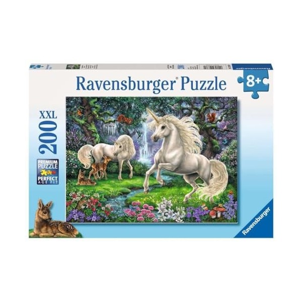 Ravensburger - 128389 - Puzzle Licornes Mystérieuses 200 Pièces