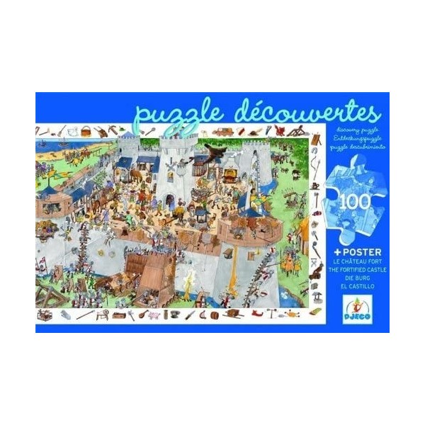 Djeco – Puzzles observation – Le château fort