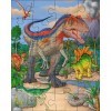HABA Puzzles Dinosaures pour enfant-24 pièces-3 motifs sur le thème 4 ans +, 303377