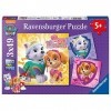 Ravensburger - Puzzle Enfant - Puzzles 3x49 p - Charmantes chiennes - PatPatrouille - Dès 5 ans - 08008