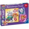 Ravensburger - Puzzle Enfant - Puzzles 3x49 p - Charmantes chiennes - PatPatrouille - Dès 5 ans - 08008