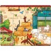 HABA 305237 Jigsaw Puzzles Farm Animals, 3 Puzzles with 12, 15 and 18 Pieces and Different Animal Motifs, Puzzle from 3 Years