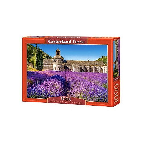 Castorland- Lavender Field in Provence,France,Puzzle 1000 Teile 104284-2, coloré