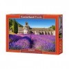 Castorland- Lavender Field in Provence,France,Puzzle 1000 Teile 104284-2, coloré