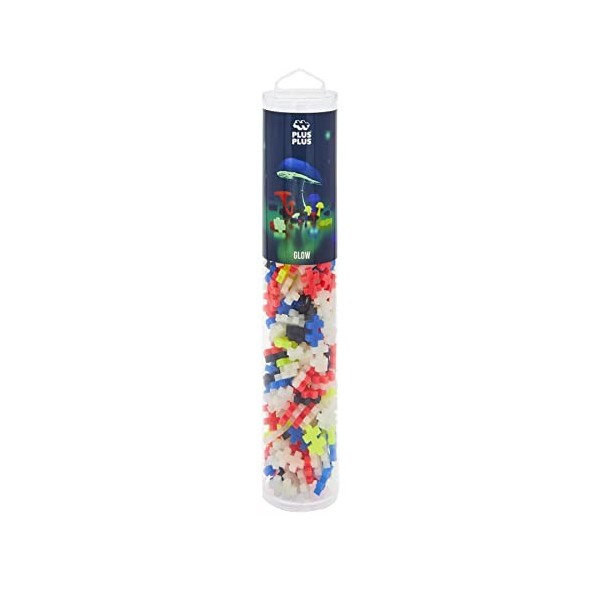 PLUS PLUS - Méga tube Phosphorescent de 240 pièces - Jeu de construction - PP4283