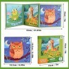 Vesaneae Puzzles Enfants, Puzzle Animaux Enfant, Jouet Puzzles pour Enfant, Jouet Éducatif Enfant, Puzzle Magnétique pour Enf