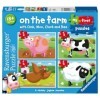 Ravensburger on The Farm, My First Jigsaw Puzzles 2, 3, 4 & 5 Piece Educational Toys for Toddlers Age 18 Months and Up