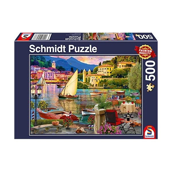 Schmidt Spiele 58977 Fresque Italienne, Puzzle de 500 pièces, Multicolore, Taille Unique