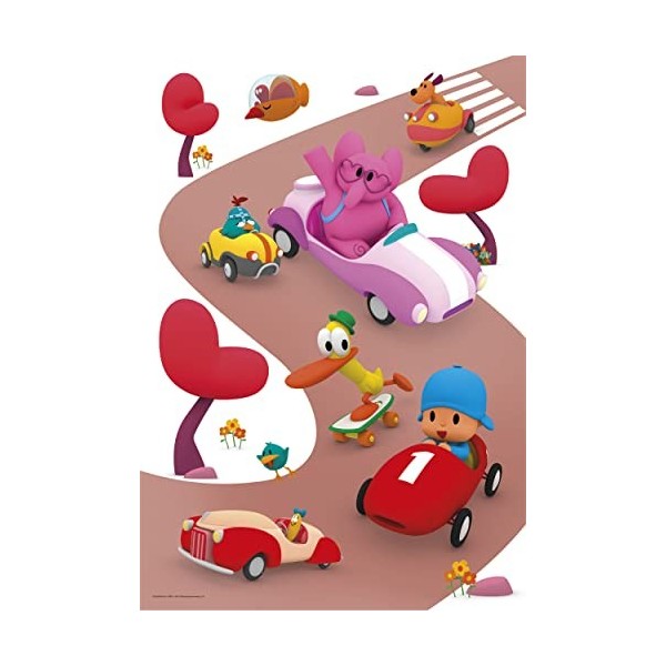 Clementoni Supercolor Pocoyo – 3 x 48 Comprend 3 48 pièces Enfants 4 Ans, Puzzle Dessins animés – Fabriqué en Italie, 25277