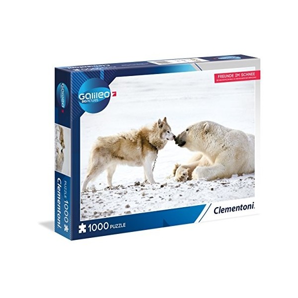 Clementoni 59091 Amis dans la Neige – Puzzle 1000 T Galileo