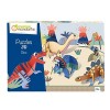 Avenue Mandarine - Puzzle 3D, Dino - 5 Personnages de 5 à 10 Pièces à Assembler - Puzzle Éducatif à Partir de 4 Ans - PU016C