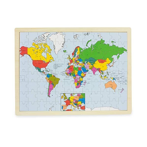 Ulysse Puzzle, Monde, Carte, 3972