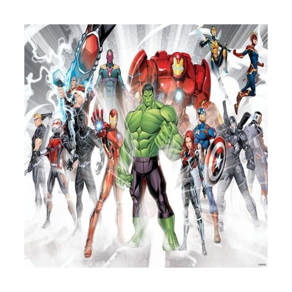 Grandi Giochi Avengers Puzzle lenticulaire Horizontal avec 200 pièces incluses et Emballage avec Effet 3D-PUA01000, PUA01000