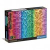 Clementoni- Colorboom Pixel-1000 Pièces-Puzzle, Divertissement pour Adultes-Fabriqué en Italie, 39782