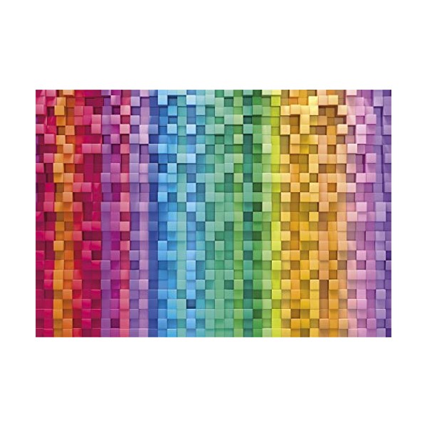 Clementoni- Colorboom Pixel-1000 Pièces-Puzzle, Divertissement pour Adultes-Fabriqué en Italie, 39782