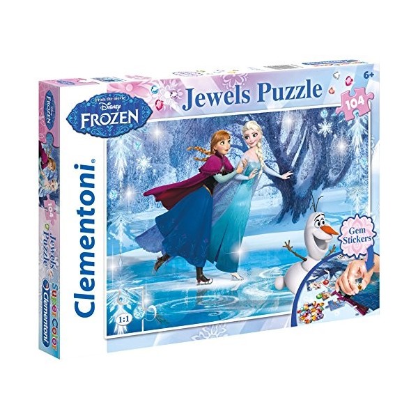 Clementoni - 20601.8 - Puzzle Bijoux - La Reine des Neiges - 104 Pièces