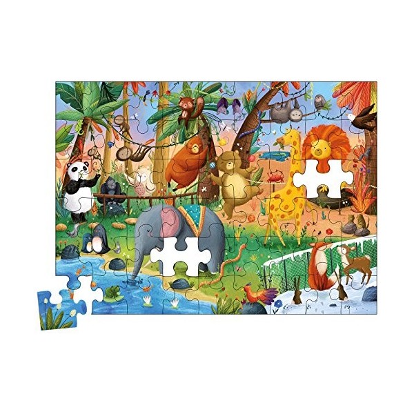 Editions AUZOU - 54 Pièces Mon puzzle du Zoo Magique, Broché