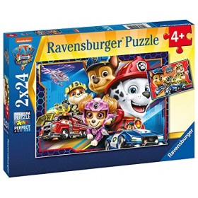 Ravensburger - Puzzle Enfant - Puzzles 2x24 p - Toujours prêts ! - PatPatrouille, le Film - Dès 4 ans - 05154