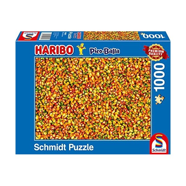 Schmidt Spiele 59980 Haribo, Picoballa, Puzzle de 1000 Pièces, 59981, Multicolore, Taille Unique Exclusivité sur Amazon