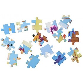 Apli kids- Bateau Pirate Puzzle Observation, 104 pièces, 17917, Multicolore